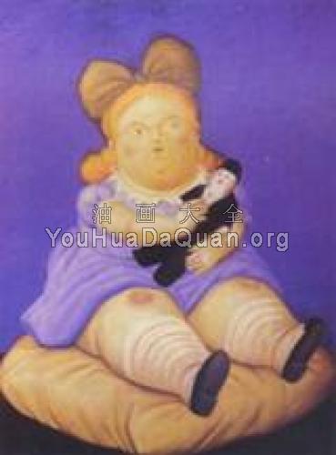 Fernando Botero painting - 费尔南多·博特罗